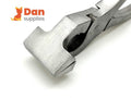 Quality upgrade ! Stainless steel wide Flat nose Key Fob Hardware leather Stitch edge Pliers Tool kiss lock purse frame