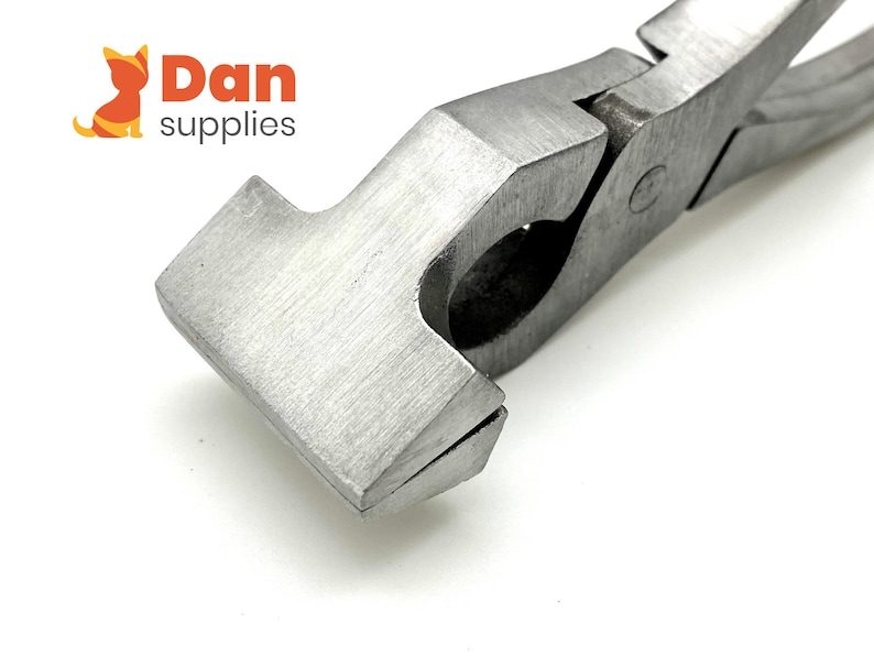 Quality upgrade ! Stainless steel wide Flat nose Key Fob Hardware leather Stitch edge Pliers Tool kiss lock purse frame