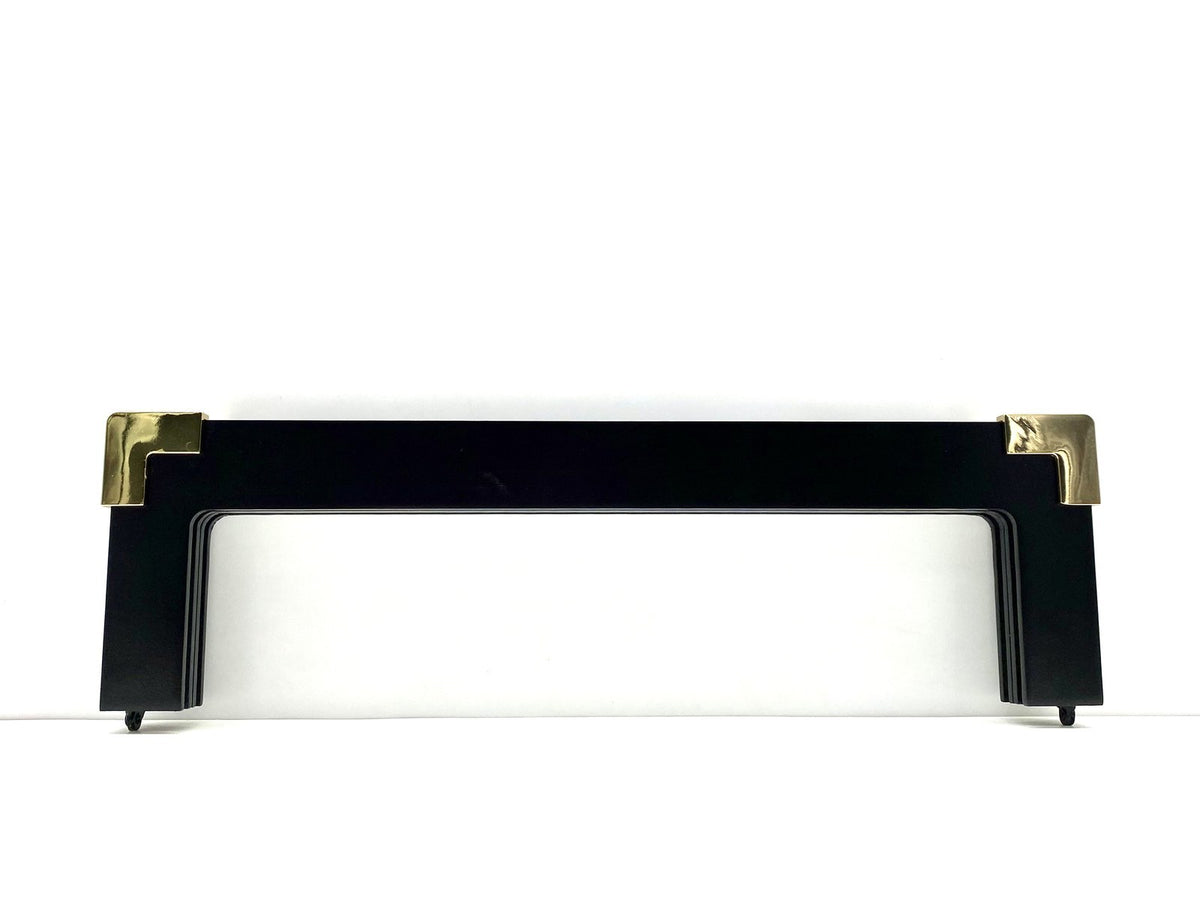 Rectangle Wood Purse Frame with Metal Corners, 12.5" (32.5 cm)