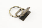 Key Fob Hardware with D-Ring and Split Ring