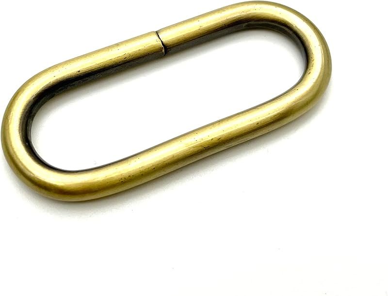 Iron oval rings buckle loops connector Non-Welded for bag belt webbing strap purse making