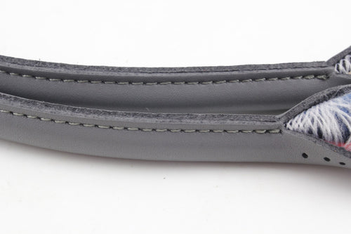 14.5 inch sew in microfiber PU leather bag purse strap handles for purse bag making replacement Gray