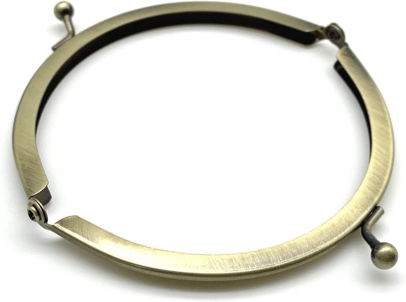 Glue-In Kiss-Lock Purse Frame, 4" x 2" (10 x 5 cm)
