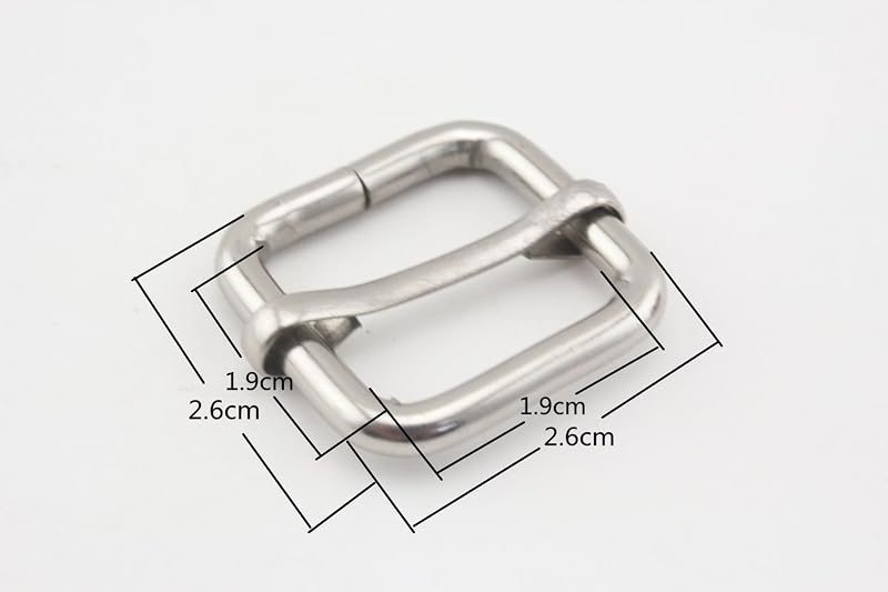 Center-Bar Slide Buckle (Strap Adjuster), Iron