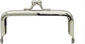 Rectangle Glue-In Kiss-Lock Purse Frame, 3 3/8" x 1 5/8" (8.5 x 4 cm)