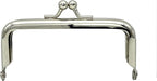 Rectangle Glue-In Kiss-Lock Purse Frame, 3 3/8" x 1 5/8" (8.5 x 4 cm)
