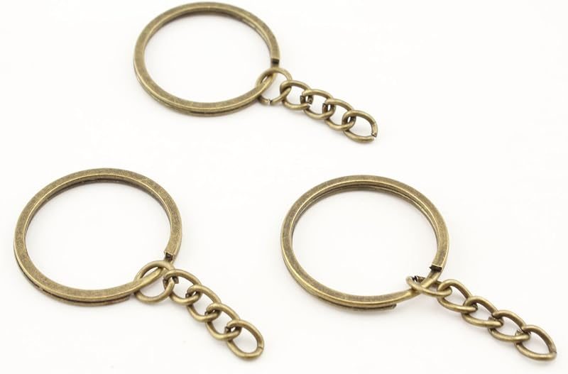 Split Key Ring with Chain (3cm)