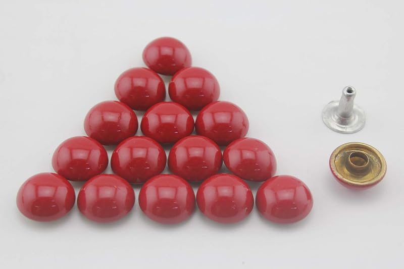 Dome Riveted / Iron Double Cap Rivet Studs Leather Rivet for Bag Making Clothing Shoes