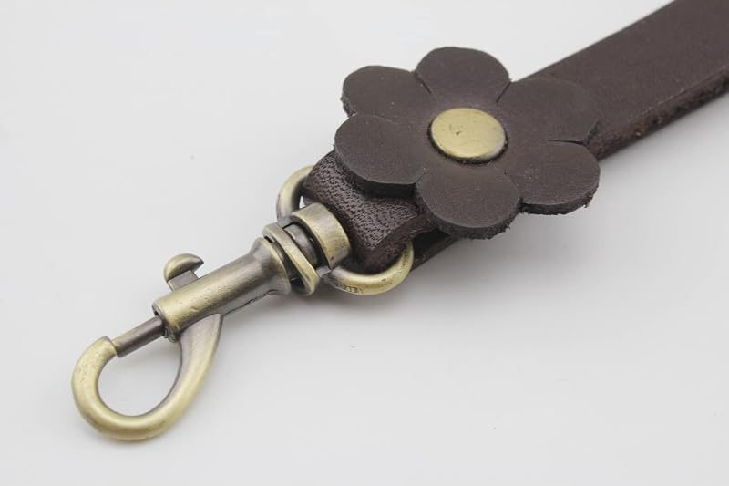 Genuine Leather wristlet strap Wrist straps Handle with lobster clasp for key fob replacement