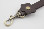 Genuine Leather wristlet strap Wrist straps Handle with lobster clasp for key fob replacement