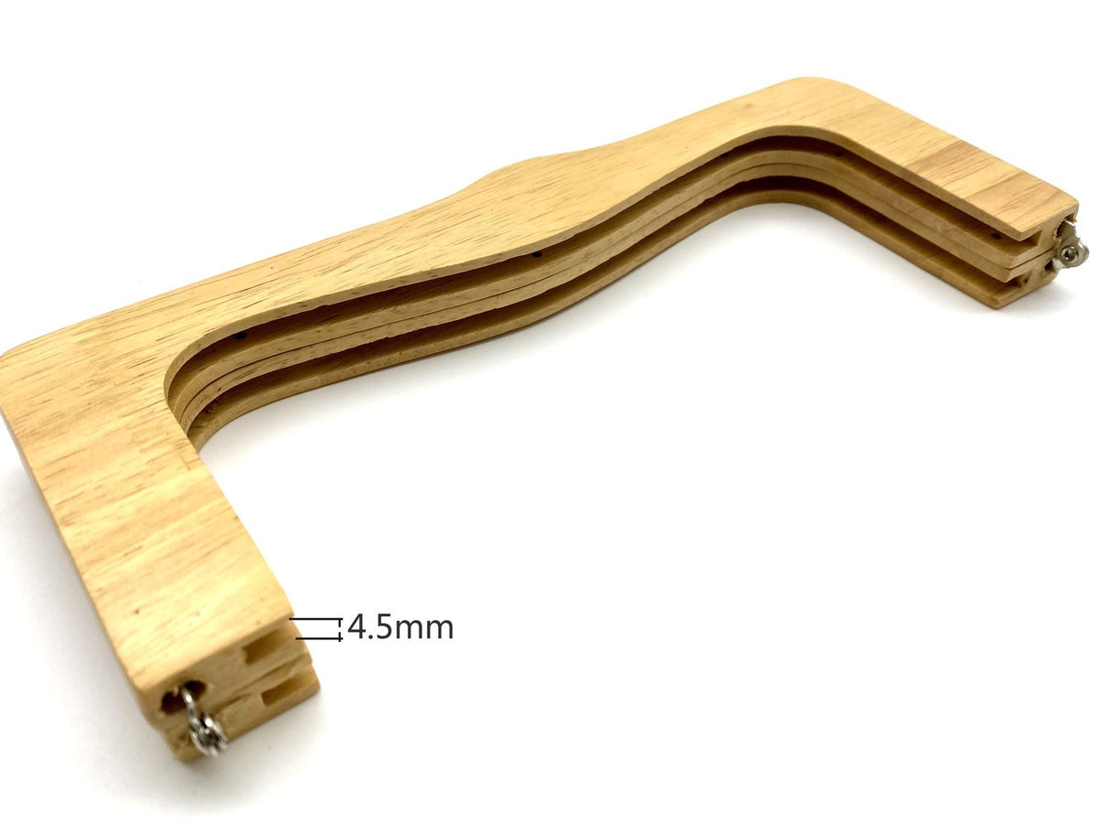 Rectangle Wood Purse Frame, 9 1/4" (23.5 cm)