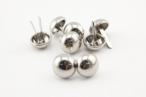 15mm Iron Dome Purse feet Bag feet Handbag feet Metal feet for Bag Making, Clothing, Shoes. 30 Pieces per lot