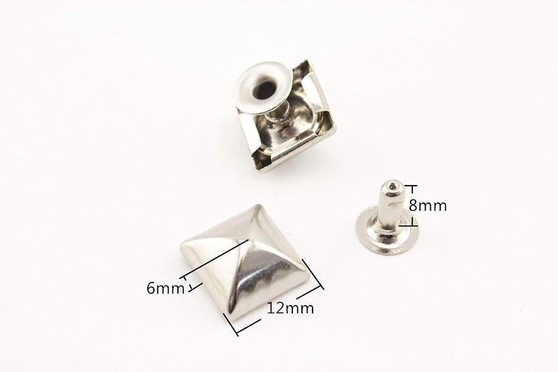 Pyramid Head Studs Rivets / Iron High Cup Decorative for Punk Leather Purse Bag Clothing Shoes - Dome Rivet