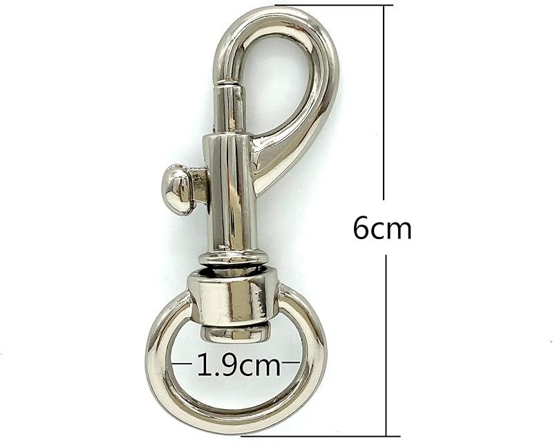 Bolt Snap Hook, Round Eye (3/4", 6cm)
