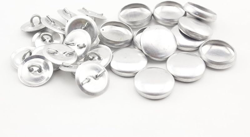 Size 45 Cover Buttons, Buttons to Cover,Self Cover Buttons with Wire Eye Wire Back and Assembly Tools,Wholesale