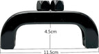 Rectangle Acrylic Kiss-Lock Purse Frame, 4 1/2" x 1 3/4" (11.5 x 4.5 cm)