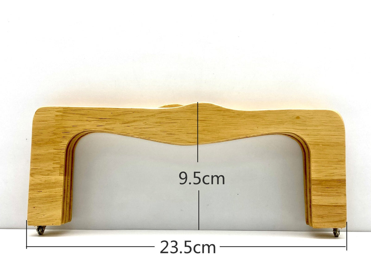 Rectangle Wood Purse Frame, 9 1/4" (23.5 cm)