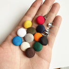 Baseball Cap Button 9/16" (14 mm) top Hat Button Repair kit with Tools Replacement (12 Color + Tools)