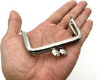 Rectangle Glue-In Kiss-Lock Purse Frame, 3" x 1 3/4" (7.5 x 4.5 cm)