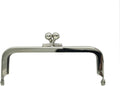 Rectangle Glue-In Kiss-Lock Purse Frame, 4" x 1 5/8" (10 x 4 cm)