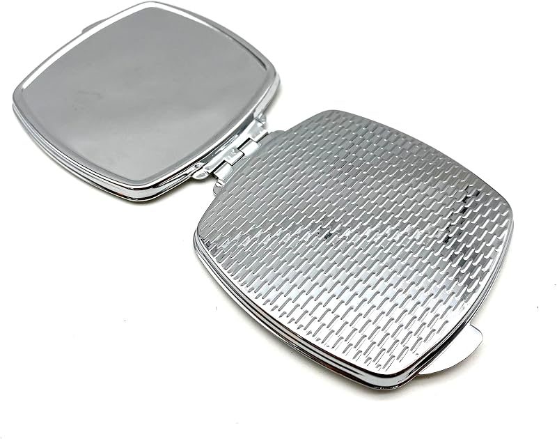 Rounded-Square Compact Mirror Blank (6.6cm)