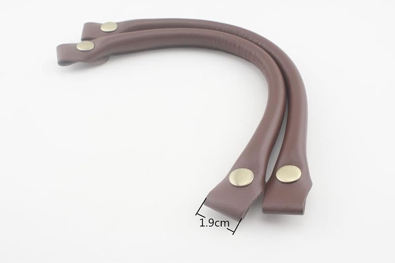 Microfiber PU Leather Purse Handles with Snap Fasteners