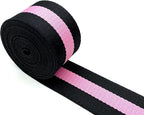 Stripe Webbing Ribbon Polyester-Cotton Blend Strap Replacement 5 Yards
