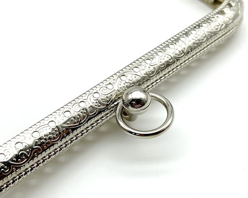 Rectangle Sew-In Kiss-Lock Purse Frame, 5 1/8" x 3 1/8" (13 x 8 cm)