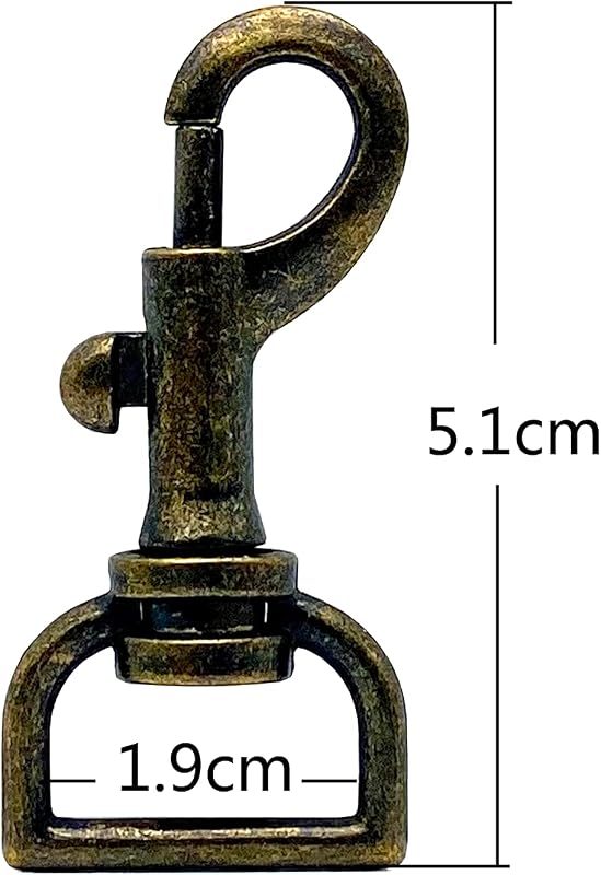 Bolt Snap Hook, D Eye (3/4", 5.1cm)