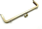 Glue-In Kiss-Lock Purse Frame, 8 5/8" x 2 9/16" (22 x 6.5 cm)