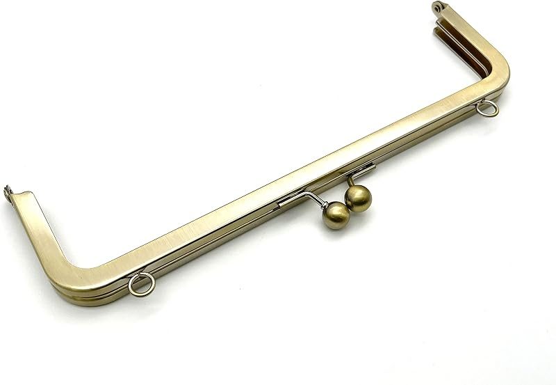 Glue-In Kiss-Lock Purse Frame, 8 5/8" x 2 9/16" (22 x 6.5 cm)