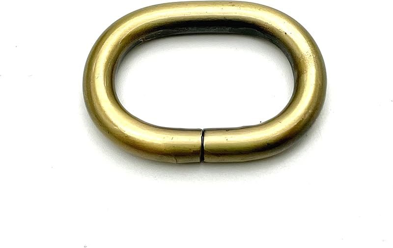 Iron oval rings buckle loops connector Non-Welded for bag belt webbing strap purse making