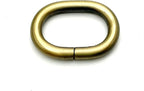 Iron oval rings buckle loops connector Non-Welded for bag belt webbing strap purse making