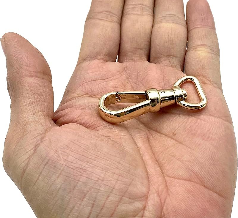 Push-Gate Swivel Clasp, Small D Eye (1/2")