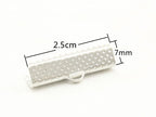 Ribbon End Crimp Clamp with Loop