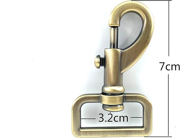 Long Bolt Snap Hook, Rectangle Eye