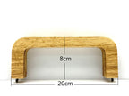 Wood Purse Frame, 8" (20.5 cm)