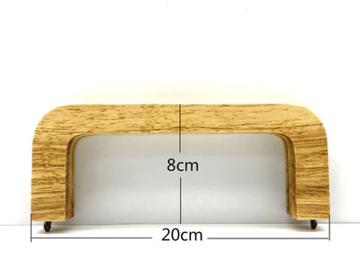 Wood Purse Frame, 8" (20.5 cm)