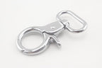 Long Lobster-Claw Swivel Snap Hook, Chrome (1 1/4")