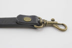 PU Leather Handbag Purse Strap Handles with Clip for Purse Bag Making Replacement 14" (36 cm) Black