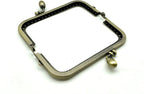 Rectangle Sew-In Kiss-Lock Purse Frame, 10.5 x 5 cm