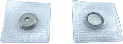 Invisible Sew-In Waterproof Magnetic Snaps (PVC-Covered)