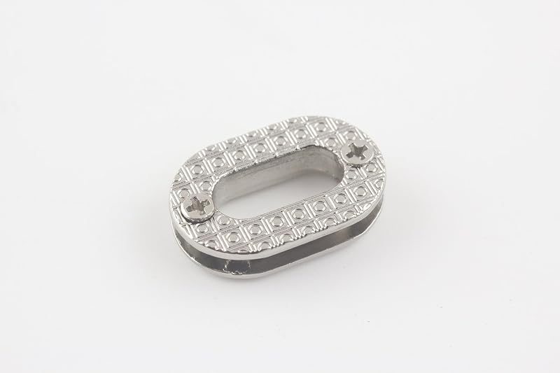 Zinc Alloying Oval Screw in Eyelet Grommet Purse Loop Handle Connectors Easy Installation Inner Width