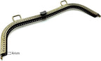 Arch Sew-In Kiss-Lock Purse Frame, 10 1/2" x 3 3/8" (26.5 x 8.5 cm)