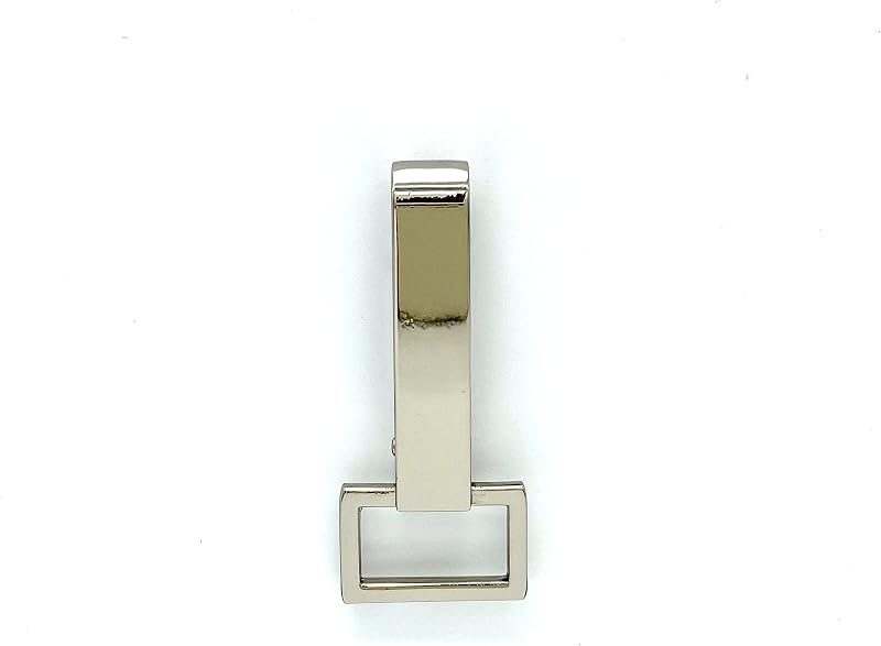 Fixed (Non-Swivel) Push-Gate Snap Hook, Square Eye