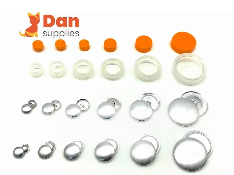 Size 45 Cover Buttons, Buttons to Cover,Self Cover Buttons with Wire Eye Wire Back and Assembly Tools,Wholesale
