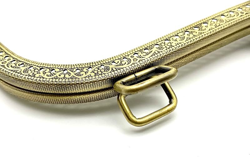 Arch Sew-In Kiss-Lock Purse Frame, 10 1/2" x 3 3/8" (26.5 x 8.5 cm)
