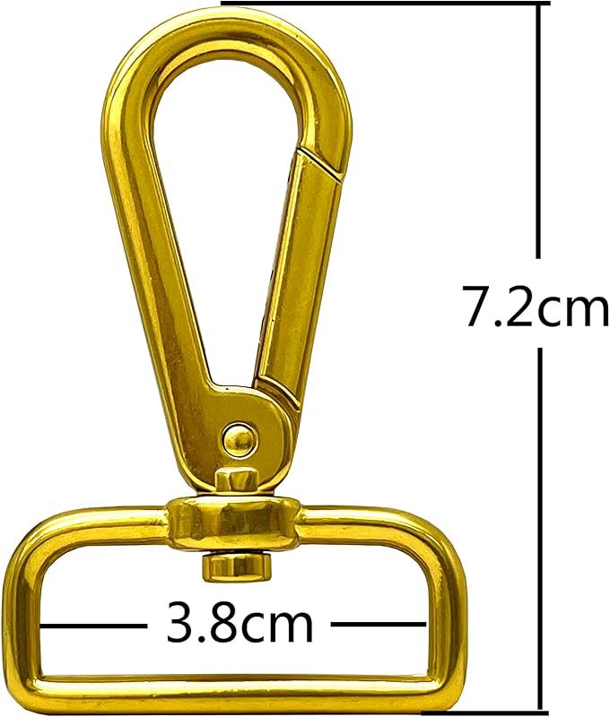 Swivel Snap Hook with Slider and Rectangle Ring Set