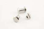 Iron Round Chicago Binding Screw Rivets Concho Screw Button Nail Rivet for DIY Leather Decoration Bookbinding