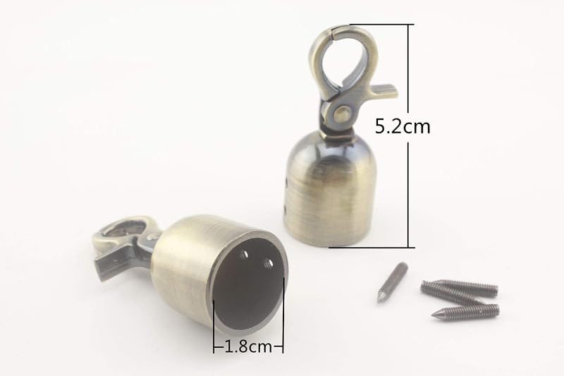 Lobster-Claw Rope End Cap with Screws